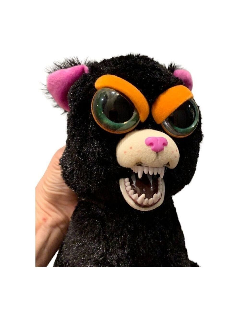 Halloween Feisty Pets Cranky Cathy Plush Black Cat Angry Spooky Stuffed Animal